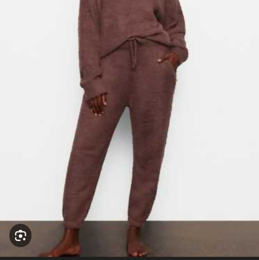 SKIMS Brown Cozy Knit Joggers